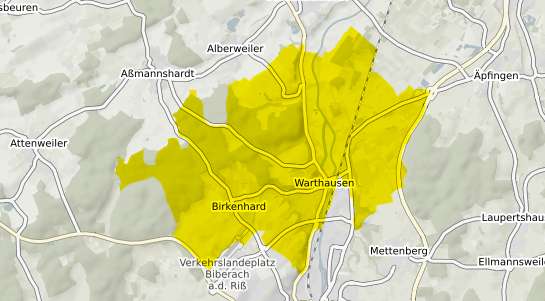 Immobilienpreisekarte Warthausen an der Riss