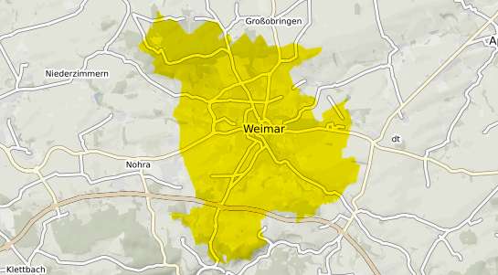 Immobilienpreisekarte Weimar Thueringen