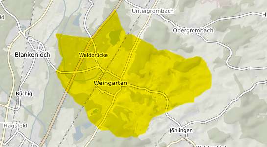 Immobilienpreisekarte Weingarten (W&uuml;rttemberg) Wuerttemberg