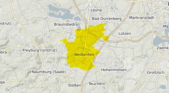 Immobilienpreisekarte Weißenfels Saale