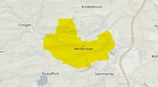 Immobilienpreisekarte Wei&szlig;ensee (Th&uuml;ringen) Thueringen
