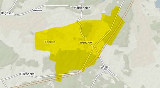 Immobilienpreisekarte Wenzlow b. Brandenburg an der Havel