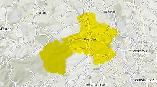 Immobilienpreisekarte Werdau Sachsen