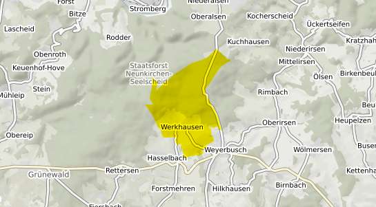 Immobilienpreisekarte Werkhausen