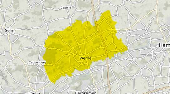 Immobilienpreisekarte Werne