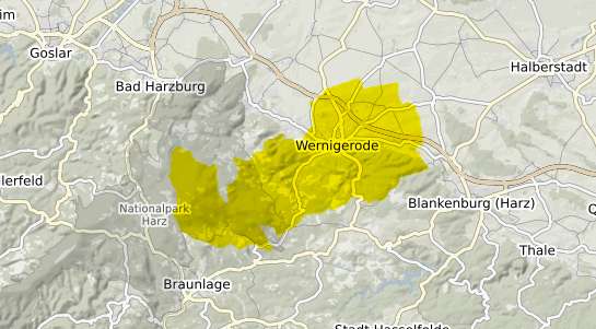 Immobilienpreisekarte Wernigerode