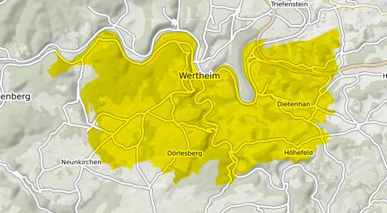 Immobilienpreisekarte Wertheim a. Main