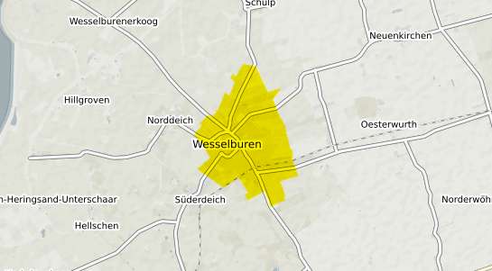 Immobilienpreisekarte Wesselburen