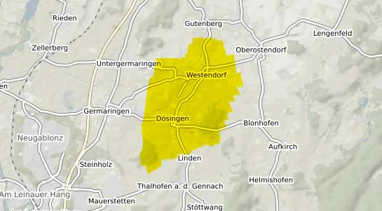 Immobilienpreisekarte Westendorf b. Donauwoerth