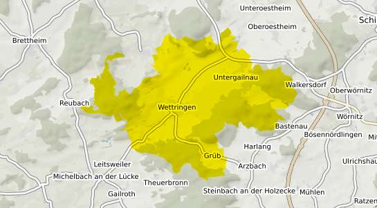 Immobilienpreisekarte Wettringen Mittelfranken