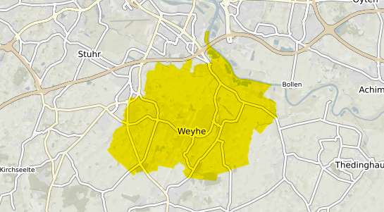 Immobilienpreisekarte Weyhe b. Bremen