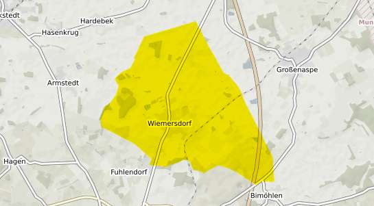 Immobilienpreisekarte Wiemersdorf