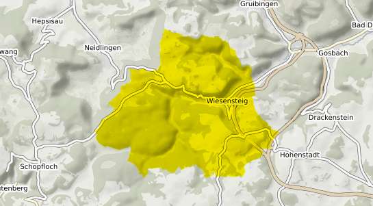 Immobilienpreisekarte Wiesensteig