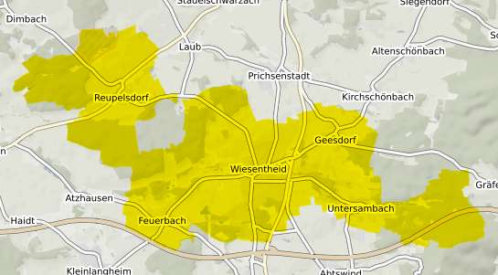 Immobilienpreisekarte Wiesentheid