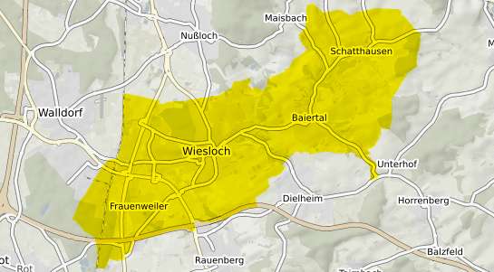 Immobilienpreisekarte Wiesloch
