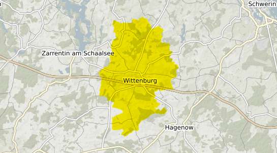 Immobilienpreisekarte Wittenburg Mecklenburg