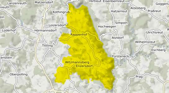 Immobilienpreisekarte Witzmannsberg b. Tittling