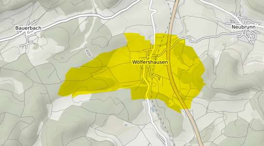Immobilienpreisekarte Woelfershausen b. Meiningen