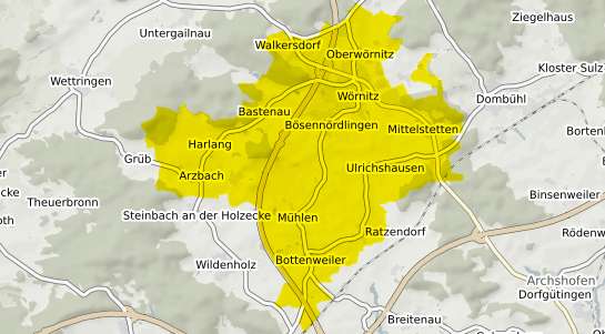 Immobilienpreisekarte W&ouml;rnitz (Gemeinde)