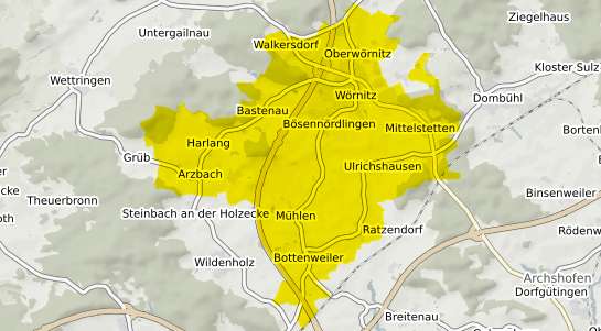 Immobilienpreisekarte Wörnitz (Gemeinde)