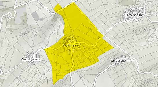 Immobilienpreisekarte Wolfsheim