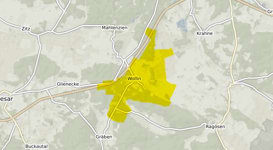 Immobilienpreisekarte Wollin (Fläming) b. Brandenburg an der Havel