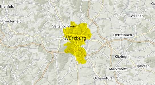 Immobilienpreisekarte Würzburg