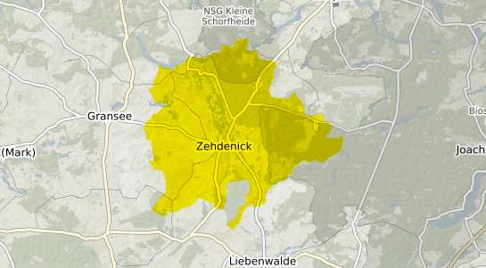 Immobilienpreisekarte Zehdenick