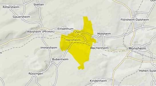 Immobilienpreisekarte Zellertal Pfalz