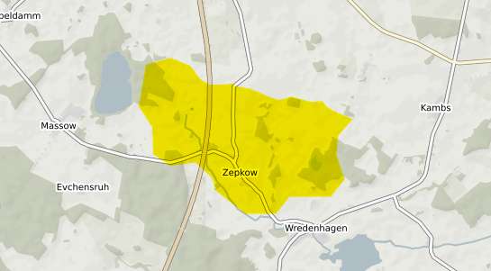 Immobilienpreisekarte Zepkow