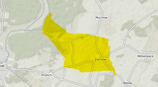Immobilienpreisekarte Zierzow b. Roebel