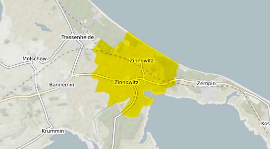 Immobilienpreisekarte Zinnowitz Ostseebad