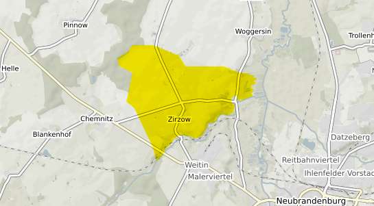 Immobilienpreisekarte Zirzow