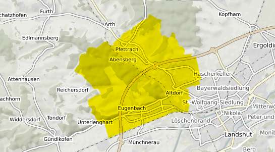 Immobilienpreisekarte Altdorf bei Nürnberg Altdorf