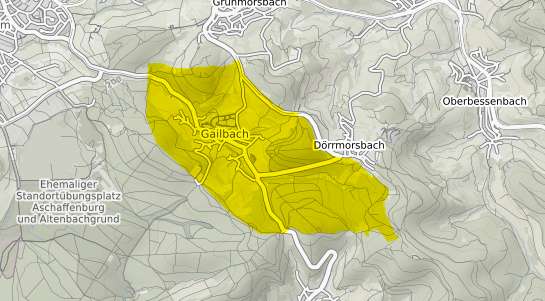 Immobilienpreisekarte Aschaffenburg Gailbach