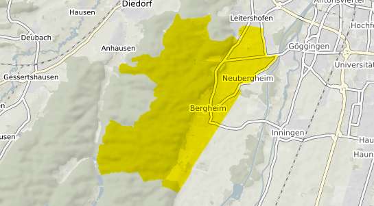 Immobilienpreisekarte Augsburg Bergheim