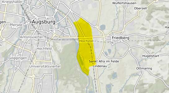 Immobilienpreisekarte Augsburg Hochzoll