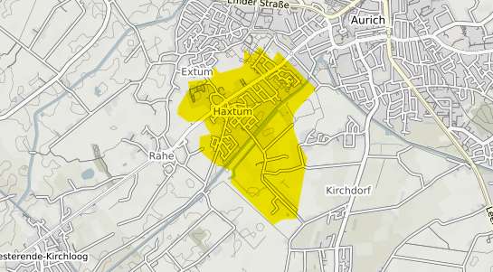 Immobilienpreisekarte Aurich Haxtum