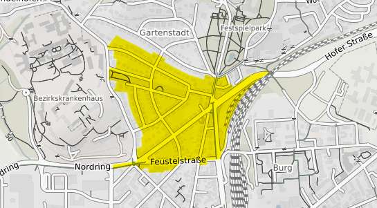 Immobilienpreisekarte Bayreuth Gartenstadt