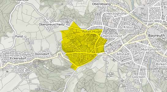 Immobilienpreisekarte Bayreuth Meyernberg