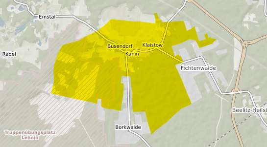 Immobilienpreisekarte Beelitz Busendorf