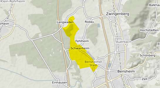 Immobilienpreisekarte Bensheim Schwanheim