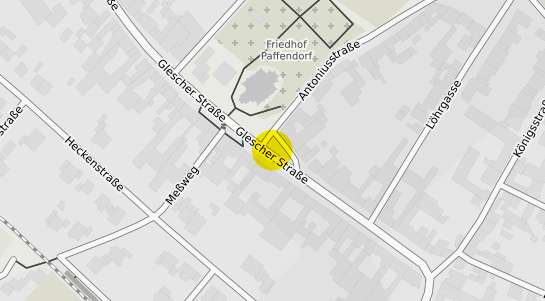 Immobilienpreisekarte Bergheim Paffendorf