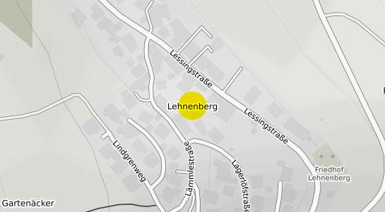 Immobilienpreisekarte Berglen Lehnenberg