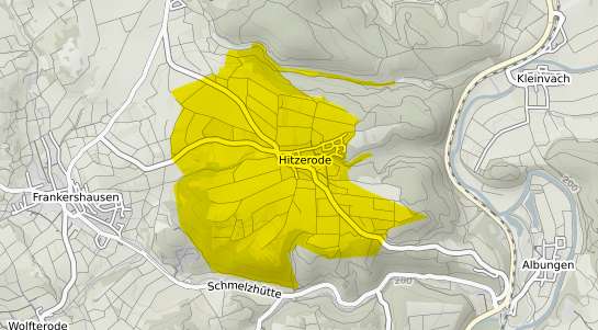 Immobilienpreisekarte Berkatal Hitzerode