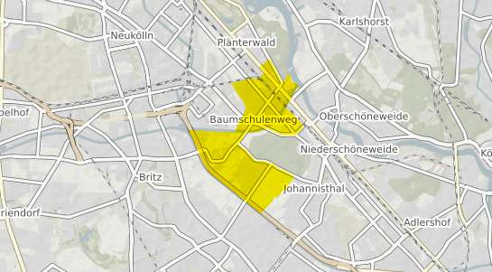 Immobilienpreisekarte Berlin Baumschulenweg