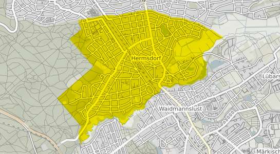 Immobilienpreisekarte Berlin Hermsdorf