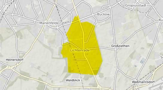 Immobilienpreisekarte Berlin Lichtenrade