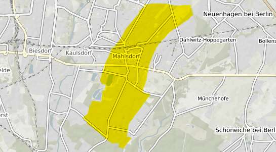 Immobilienpreisekarte Berlin Mahlsdorf