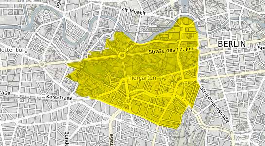 Immobilienpreisekarte Berlin Tiergarten